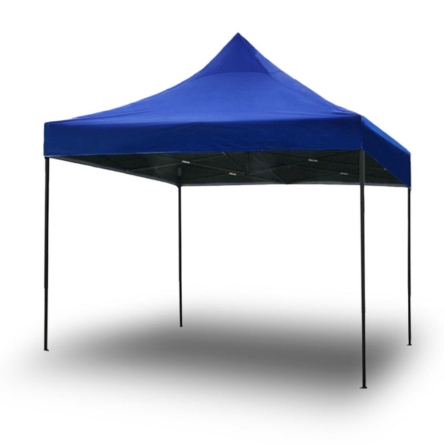 3x3m Pop Up Gazebo Outdoor Tent Folding Marquee Party Camping Market Canopy - blue.