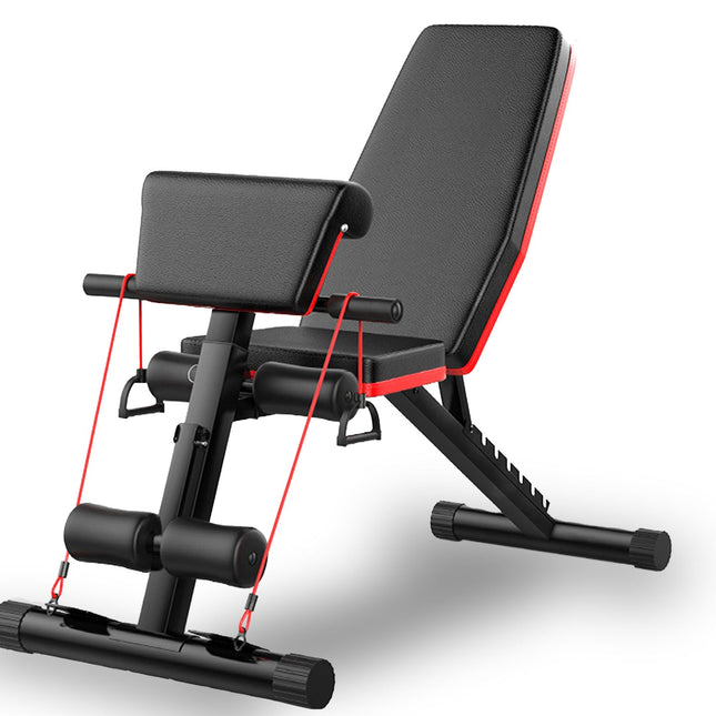 Adjustable FID Ab Abdominal Weight Press Bench Fitness Incline Sit up Gym Flat.