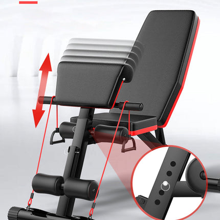 Adjustable FID Ab Abdominal Weight Press Bench Fitness Incline Sit up Gym Flat.