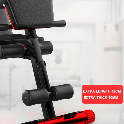 Adjustable FID Ab Abdominal Weight Press Bench Fitness Incline Sit up Gym Flat.