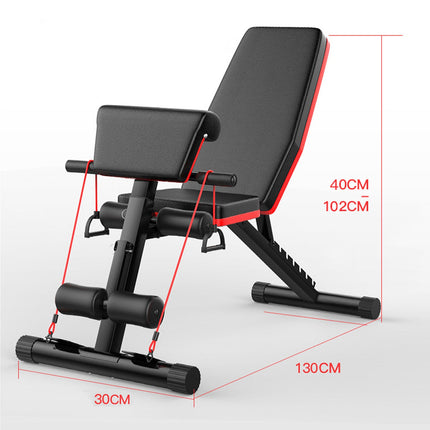 Adjustable FID Ab Abdominal Weight Press Bench Fitness Incline Sit up Gym Flat.