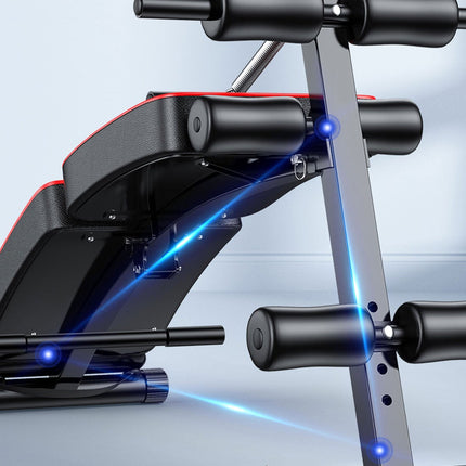 Foldable Weight Sit Up Bench Press Adjustable Home Gym Abdominal Exercise Fitness.