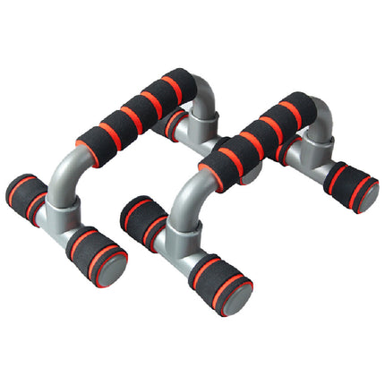 Push Up Bar handle Push-up Stand Grip For Home Fitness Exercise Workout - red.