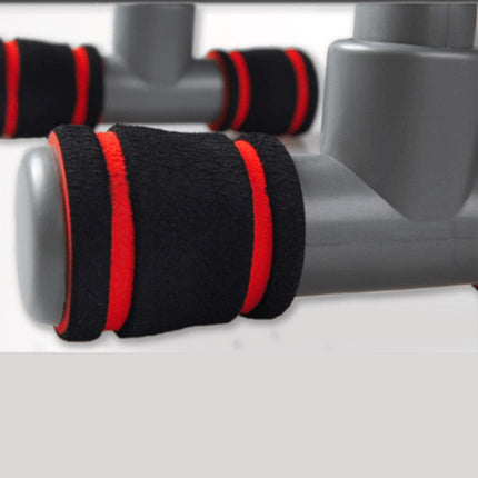 Push Up Bar handle Push-up Stand Grip For Home Fitness Exercise Workout - red.