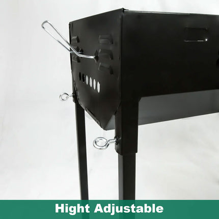 Large Portable Charcoal Outdoor BBQ Barbecue Grill Set.