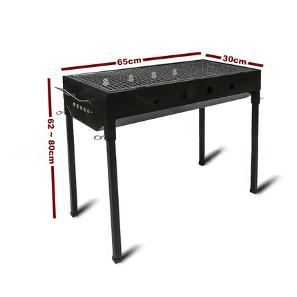 Large Portable Charcoal Outdoor BBQ Barbecue Grill Set.