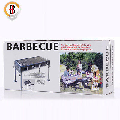 Portable Outdoor Mangal BBQ Grill Charcoal Shish Kebab Shashly Picnic Camping.