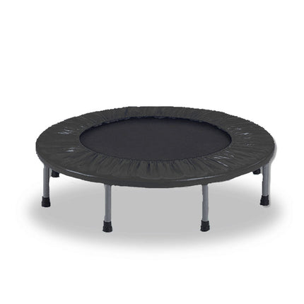 38" Mini Trampoline Jogger Rebounder Home Gym Workout Fitness Black.