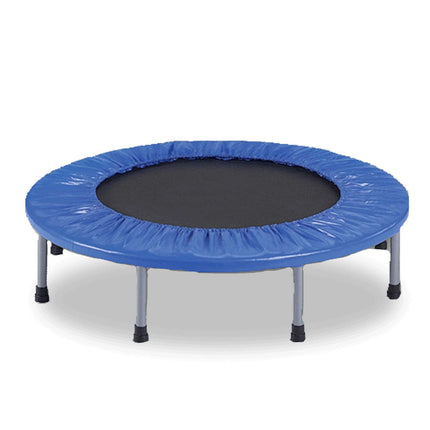 38" Mini Trampoline Jogger Rebounder Home Gym Workout Fitness Blue.