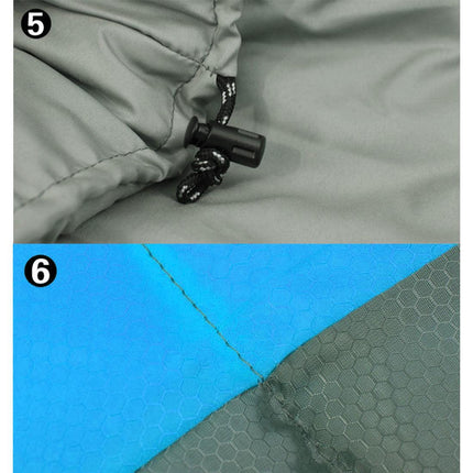Outdoor Camping Envelope Sleeping Bag Thermal Tent Hiking Winter Single -15C - blue.
