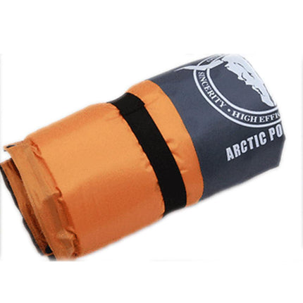 Self Inflating Mattress Sleeping Mat Air Bed Camping Camp Hiking Joinable Single - orange.