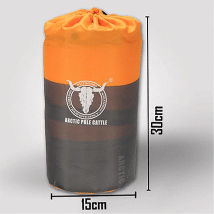 Self Inflating Mattress Sleeping Mat Air Bed Camping Camp Hiking Joinable Single - orange.
