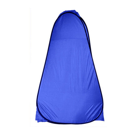 Pop Up  Portable Privacy Shower room Tent &20L Outdoor Camping Water Bag Camp Set - blue.
