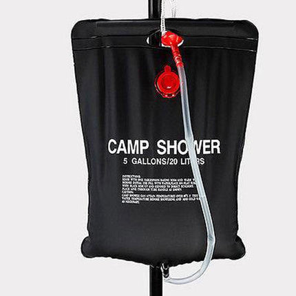 Pop Up  Portable Privacy Shower room Tent &20L Outdoor Camping Water Bag Camp Set - blue.