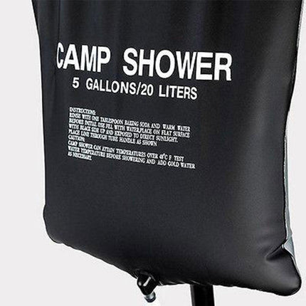 Pop Up Portable Privacy Shower room Tent &20L Outdoor Camping Water Bag Camp Set - orange.