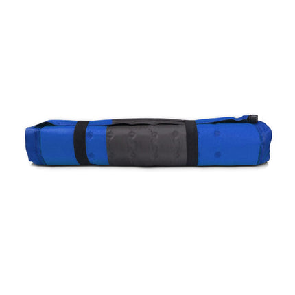 Self Inflating Mattress Sleeping Pad Mat Air Bed Camping Camp Hiking Joinable - blue.