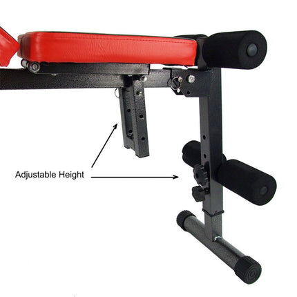 Adjustable Sit Up Weight FID Bench Fitness Flat Incline Decline Press Gym Home.