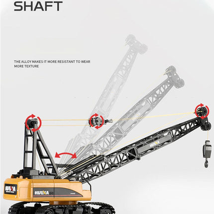 Huina RC CRANE 1:14 2.4Ghz Construction Tower Excavator Truck Toy Kids Boys Gift.