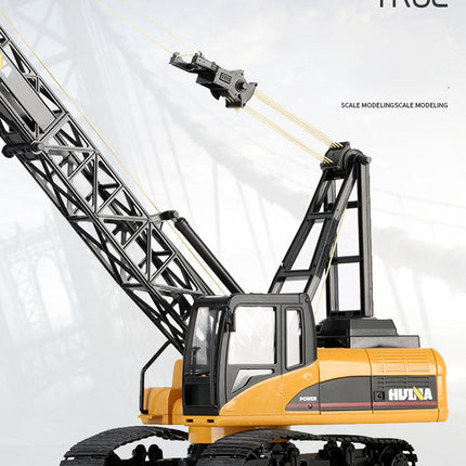 Huina RC CRANE 1:14 2.4Ghz Construction Tower Excavator Truck Toy Kids Boys Gift.