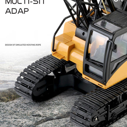 Huina RC CRANE 1:14 2.4Ghz Construction Tower Excavator Truck Toy Kids Boys Gift.