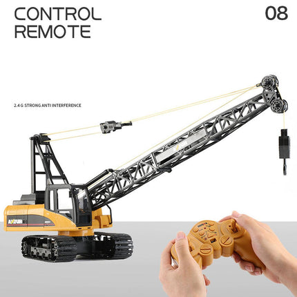 Huina RC CRANE 1:14 2.4Ghz Construction Tower Excavator Truck Toy Kids Boys Gift.