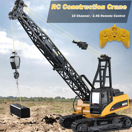 Huina RC CRANE 1:14 2.4Ghz Construction Tower Excavator Truck Toy Kids Boys Gift.