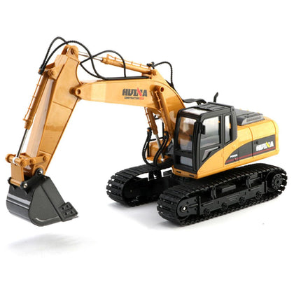 HUINA 1/14 15CH RC Alloy Excavator Construction Engineering Vehicle Digger Toy Gift.