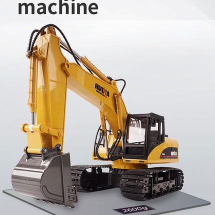 HUINA 1/14 15CH RC Alloy Excavator Construction Engineering Vehicle Digger Toy Gift.