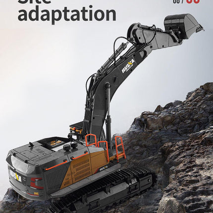 HUINA 1/14 22CH RC Alloy Excavator Construction Engineering Vehicle Toy Gift.