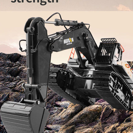HUINA 1/14 22CH RC Alloy Excavator Construction Engineering Vehicle Toy Gift.