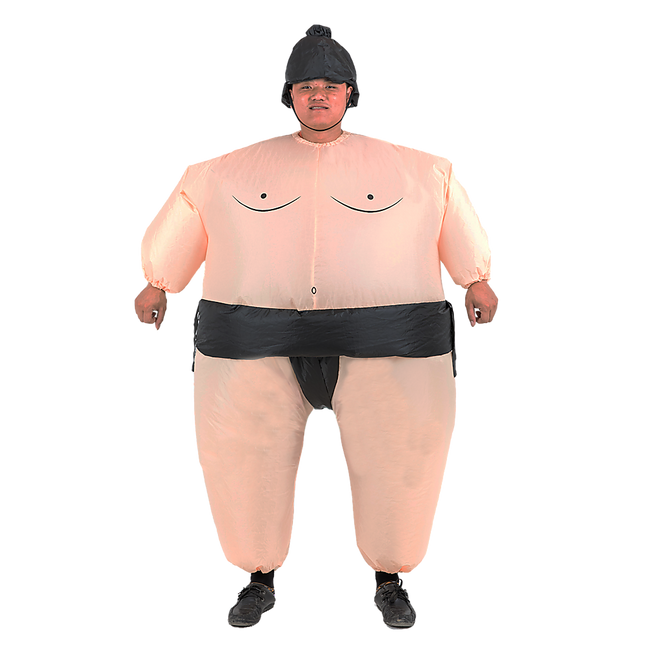SUMO Fancy Dress Inflatable Suit -Fan Operated Costume.