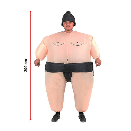 SUMO Fancy Dress Inflatable Suit -Fan Operated Costume.