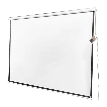 100" Electric Motorised Projector Screen TV +Remote.