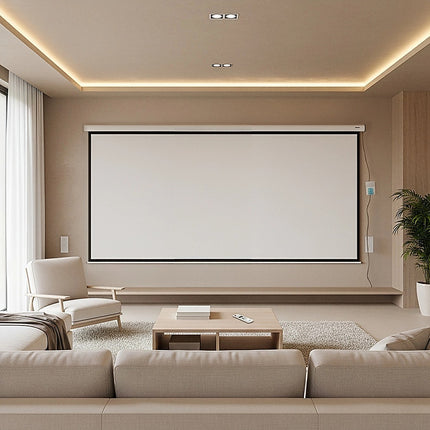 150" Electric Motorised Projector Screen TV +Remote.