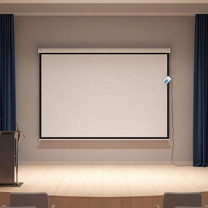 150" Electric Motorised Projector Screen TV +Remote.