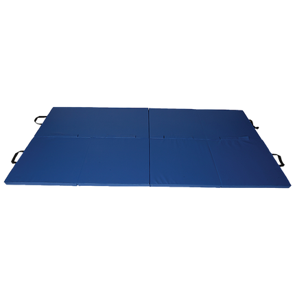 Folding Blue Exercise Mat – Gymnastics, Martial Arts, Yoga, Karate & Judo Training.