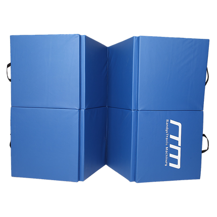 Folding Blue Exercise Mat – Gymnastics, Martial Arts, Yoga, Karate & Judo Training.