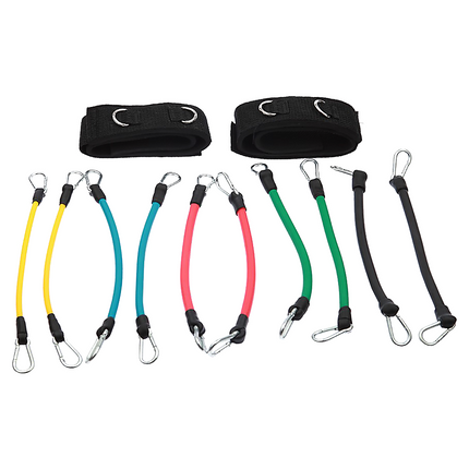 13PC Resistance Bands Set – Fitness Exercise Tubes with Handles & Leg Bands.
