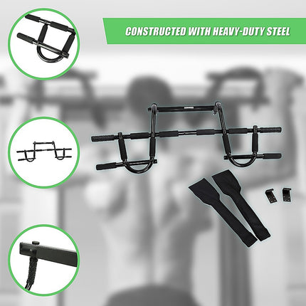 Professional Doorway Pull Up Bar – Chin Up Gym Exercise Bar for Home Workouts.