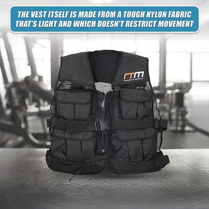 20LBS Weighted Weight Gym Exercise Training Sport Vest.