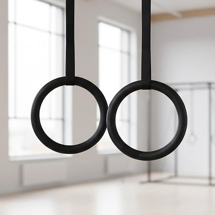 Gymnastic Rings – Adjustable Exercise Training Rings for Home & CrossFit Workouts.
