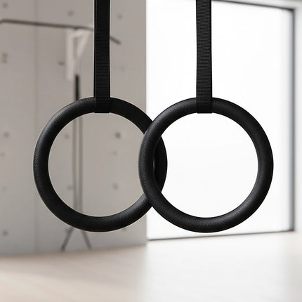 Gymnastic Rings – Adjustable Exercise Training Rings for Home & CrossFit Workouts.