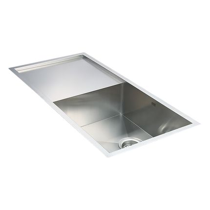 960x450mm Handmade Stainless Steel Undermount / Topmount Kitchen Sink with Waste.
