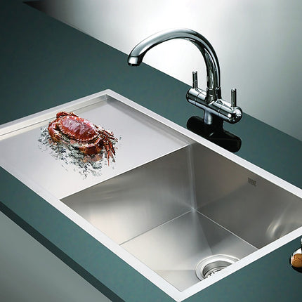 960x450mm Handmade Stainless Steel Undermount / Topmount Kitchen Sink with Waste.