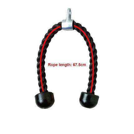 Tricep Pulldown Rope – Heavy Duty Cable Machine Attachment for Gym & Home Workout.