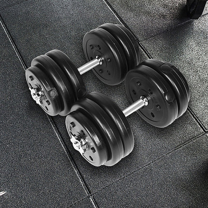 30KG Adjustable Dumbbell Set – Home Gym Weights for Strength & Fitness Training.