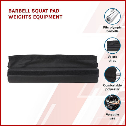 Barbell Squat Pad Weights Equipment.