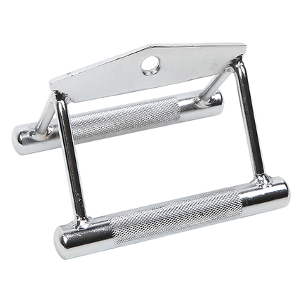 Close Grip Seated Row Handle – Triangle Cable Attachment Bar for Gym Machines.