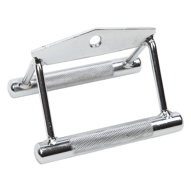 Close Grip Seated Row Handle – Triangle Cable Attachment Bar for Gym Machines.