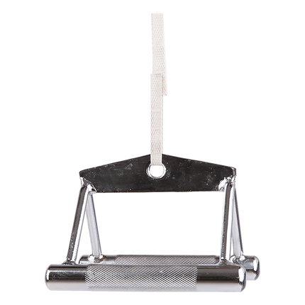 Close Grip Seated Row Handle – Triangle Cable Attachment Bar for Gym Machines.